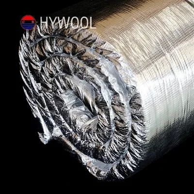 بطانية من ألياف السيراميك مغطاة بورق الألمنيوم