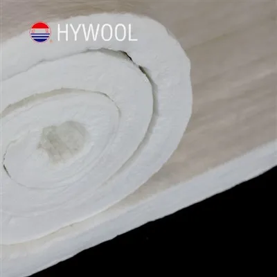 لفة بطانية الألياف الخزفية